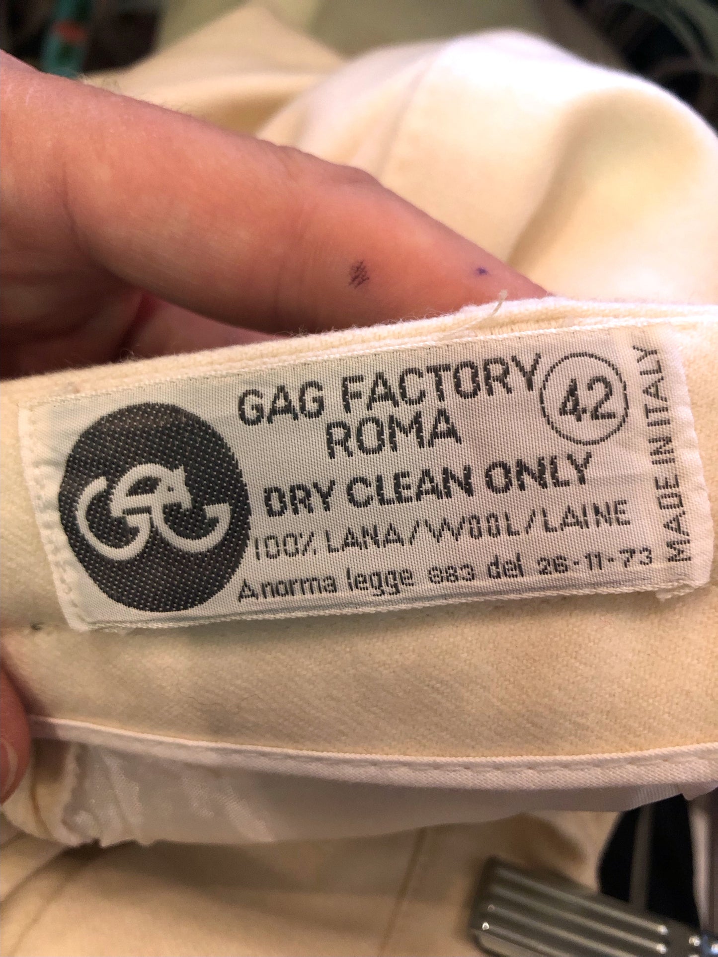 Gag Factory 70s Wool Pants (Deadstock)