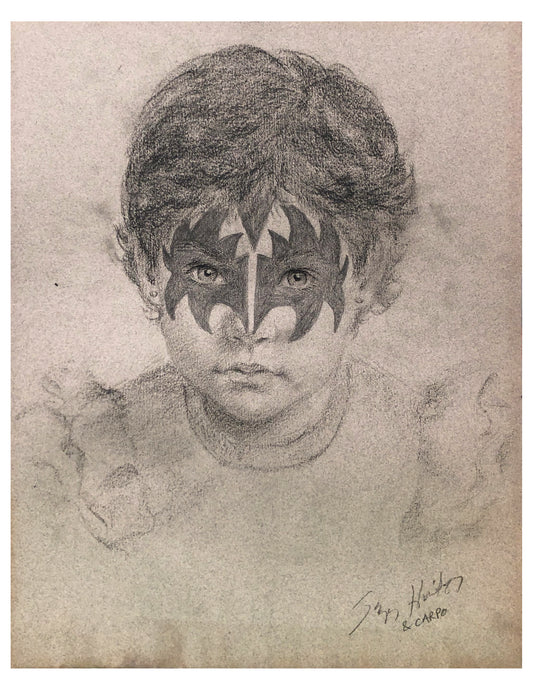 Child of a Gene Simmons Fan - Art Print by Carpo