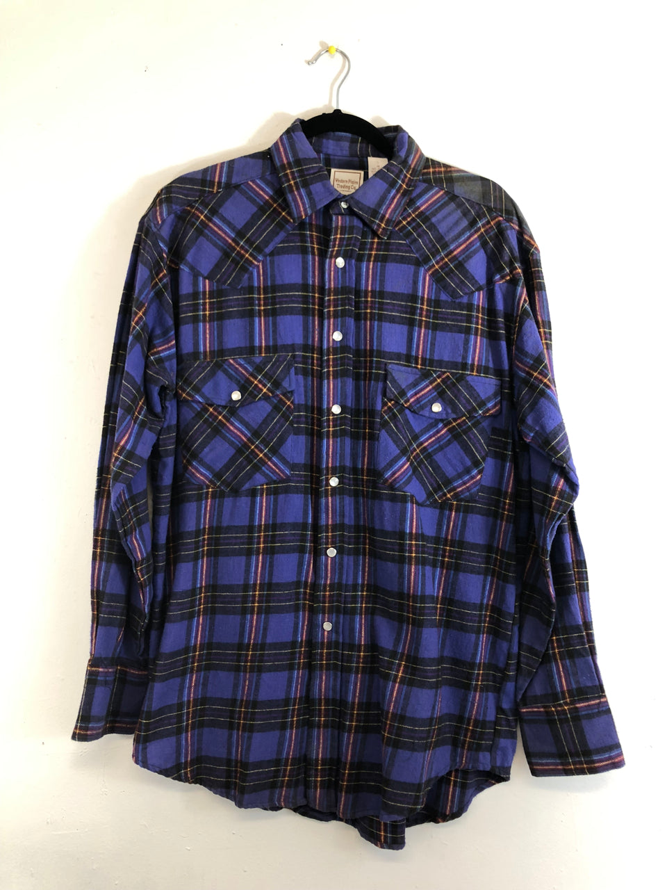 Western Plains Trading Co. Flannel Western Shirt
