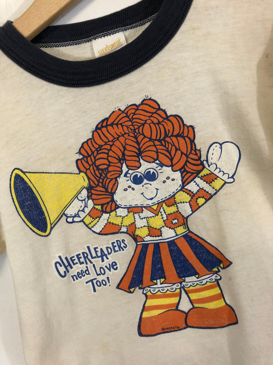 Kids' "Cheerleaders Need Love Too" Ringer T-Shirt