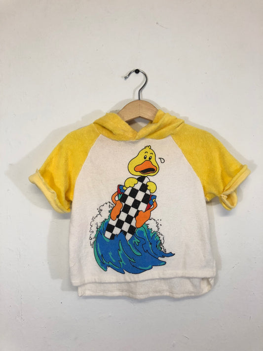 Kids' Surfing Duck Fleece Hoodie