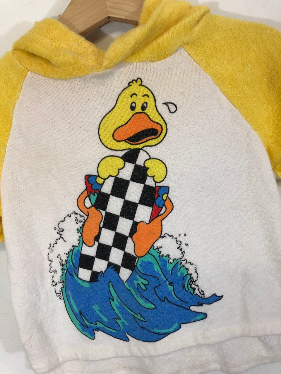 Kids' Surfing Duck Fleece Hoodie