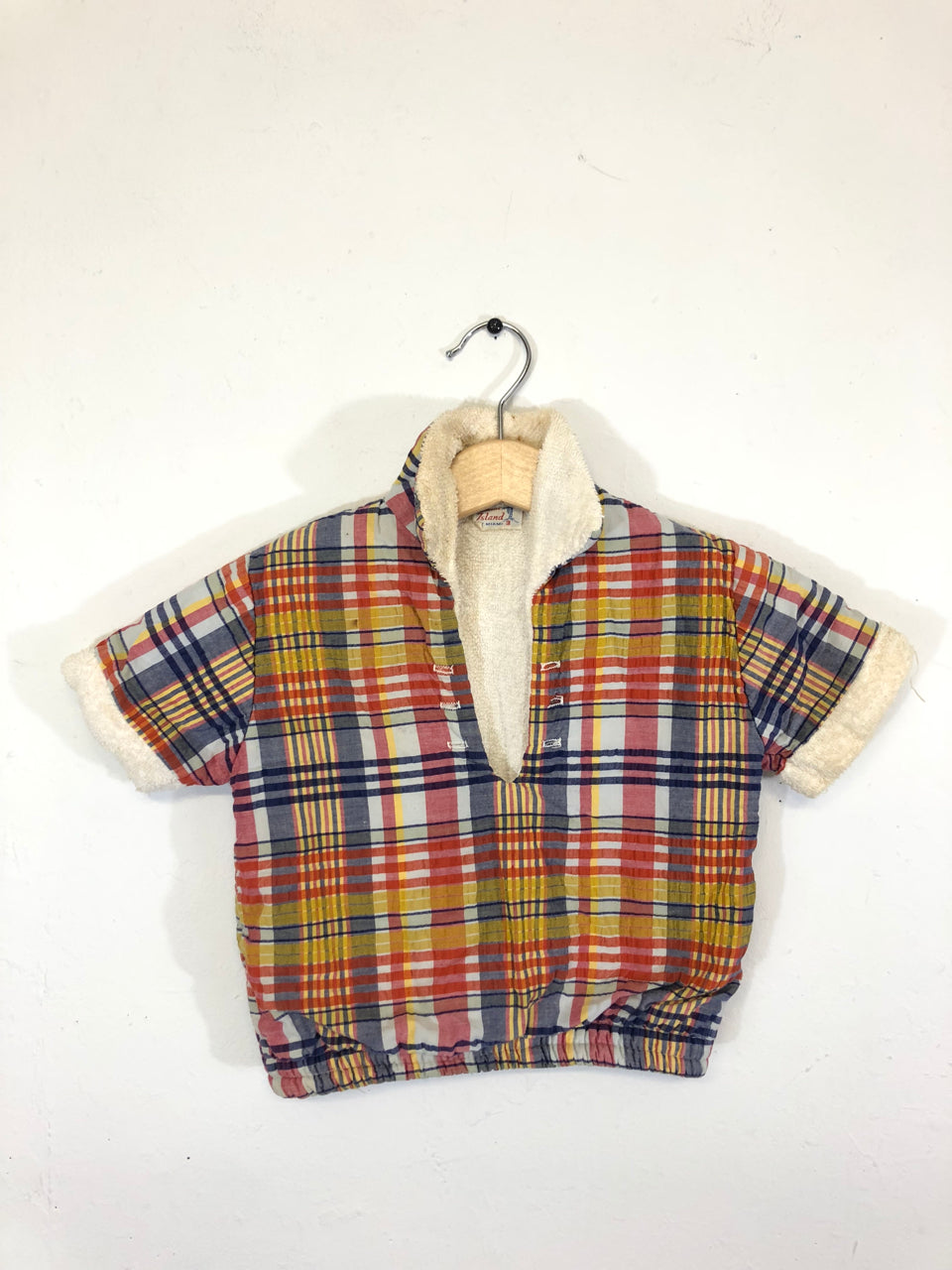 Kids' Palm Island Fleece-Lined Short-Sleeved Sweatshirt