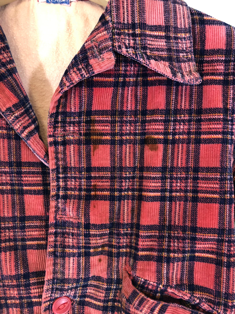 Kids' Best & Co Plaid Corduroy Jacket
