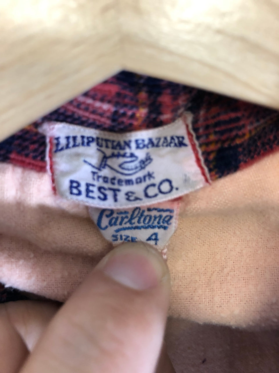 Kids' Best & Co Plaid Corduroy Jacket