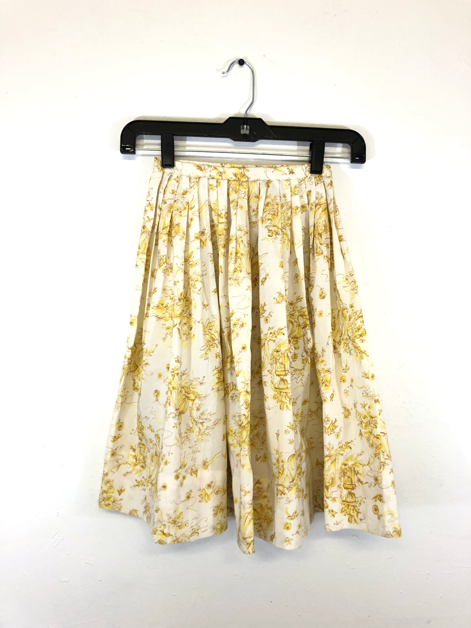 Kids' Yellow Floral Skirt