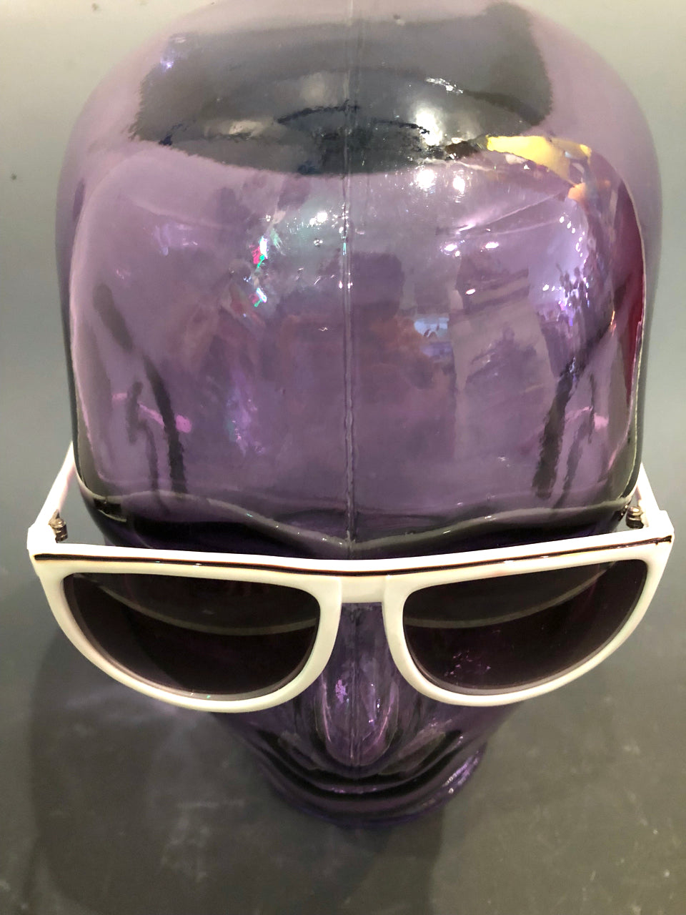 80s White Stripe Deadstock Sunglasses