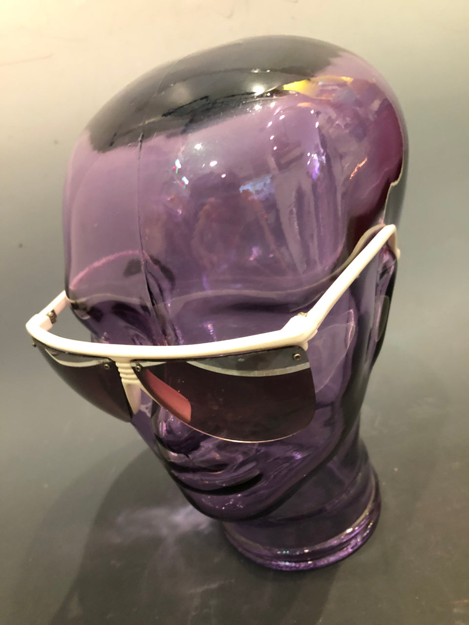 80s White Mirror Deadstock Sunglasses