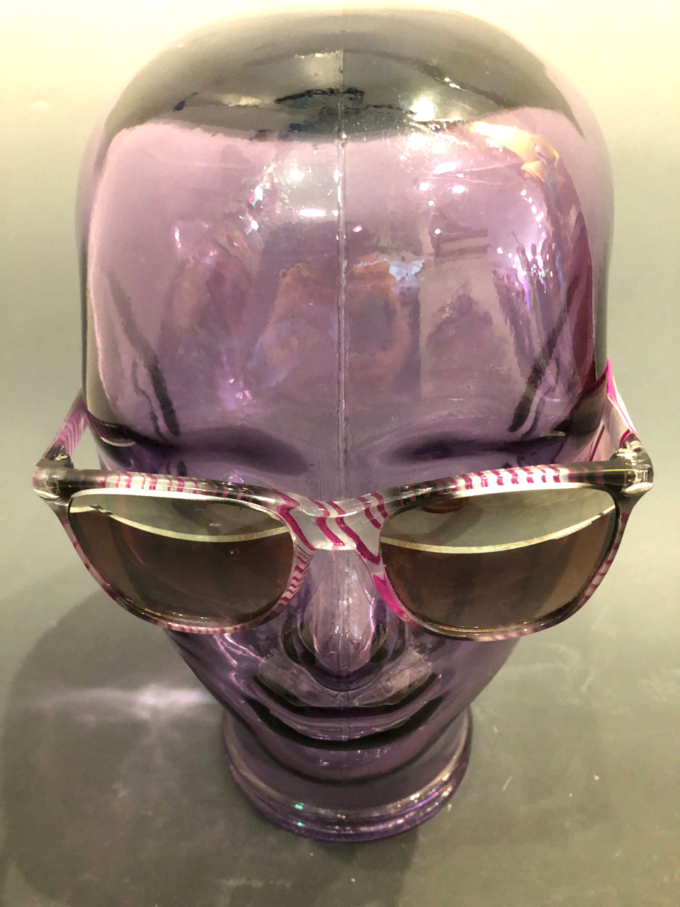 80s Striped Deadstock Sunglasses