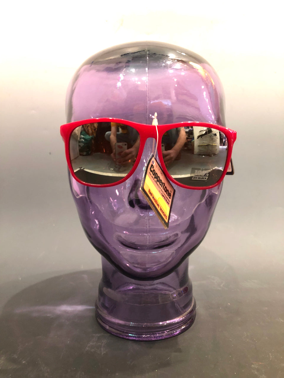 80s Coppertone Red Mirror Deadstock Sunglasses