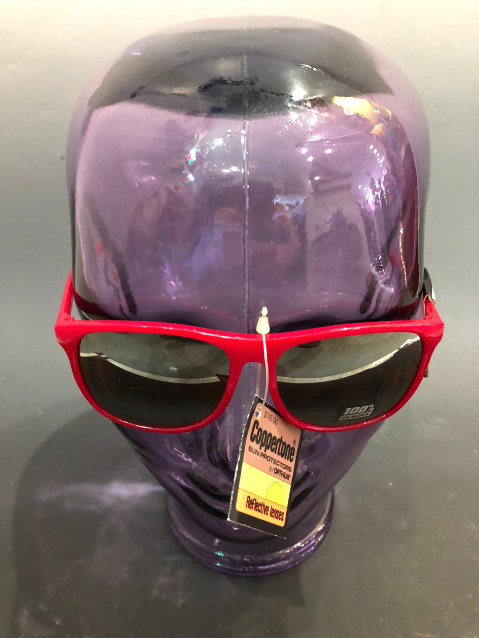 80s Coppertone Red Mirror Deadstock Sunglasses