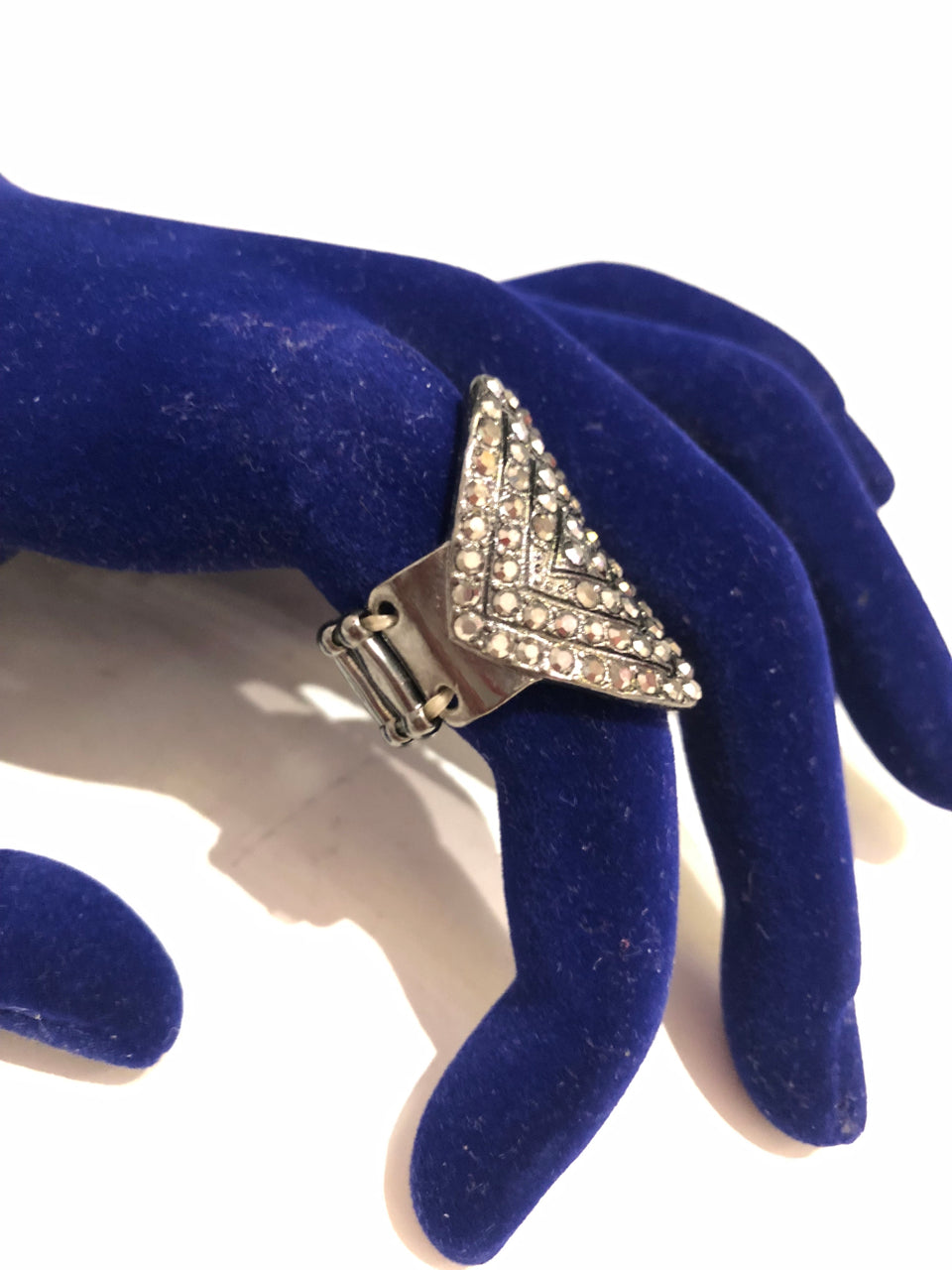 Rhinestone Cluster Ring