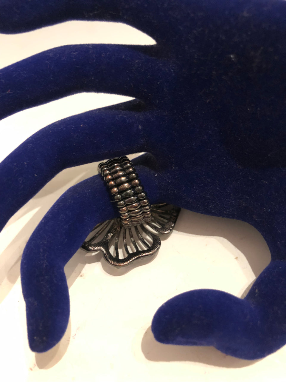 Rhinestone Flower Ring