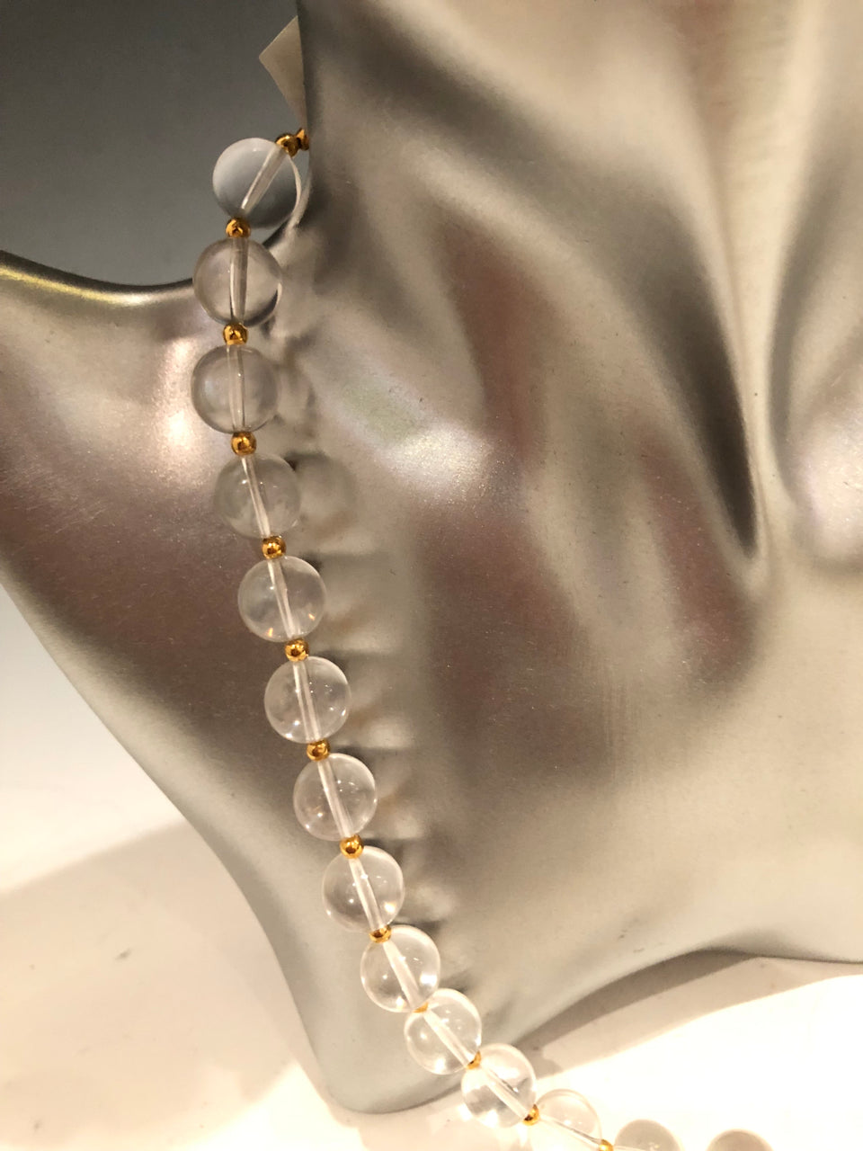Joan Rivers Clear Bead Necklace