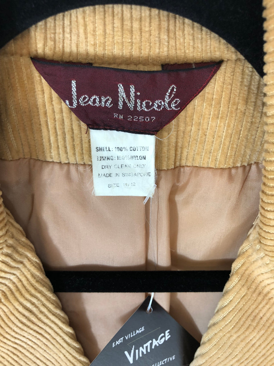 Jean Nicole Corduroy Blazer