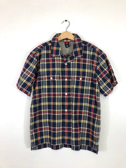 Kids' Gap Plaid Short-Sleeved Shirt