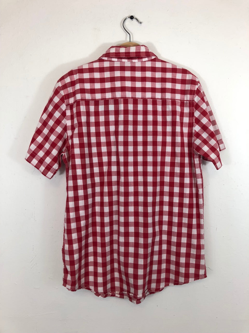 Kids' Wrangler Red & White Short-Sleeved Western Shirt