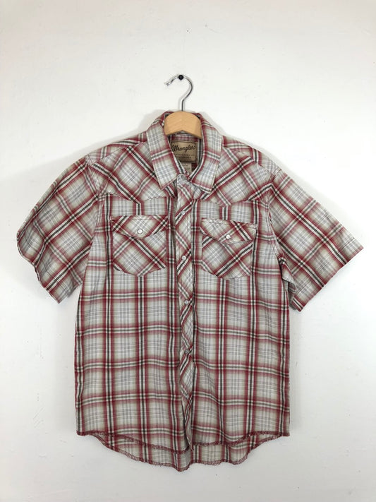 Kids' Wrangler Short-Sleeved Western Shirt