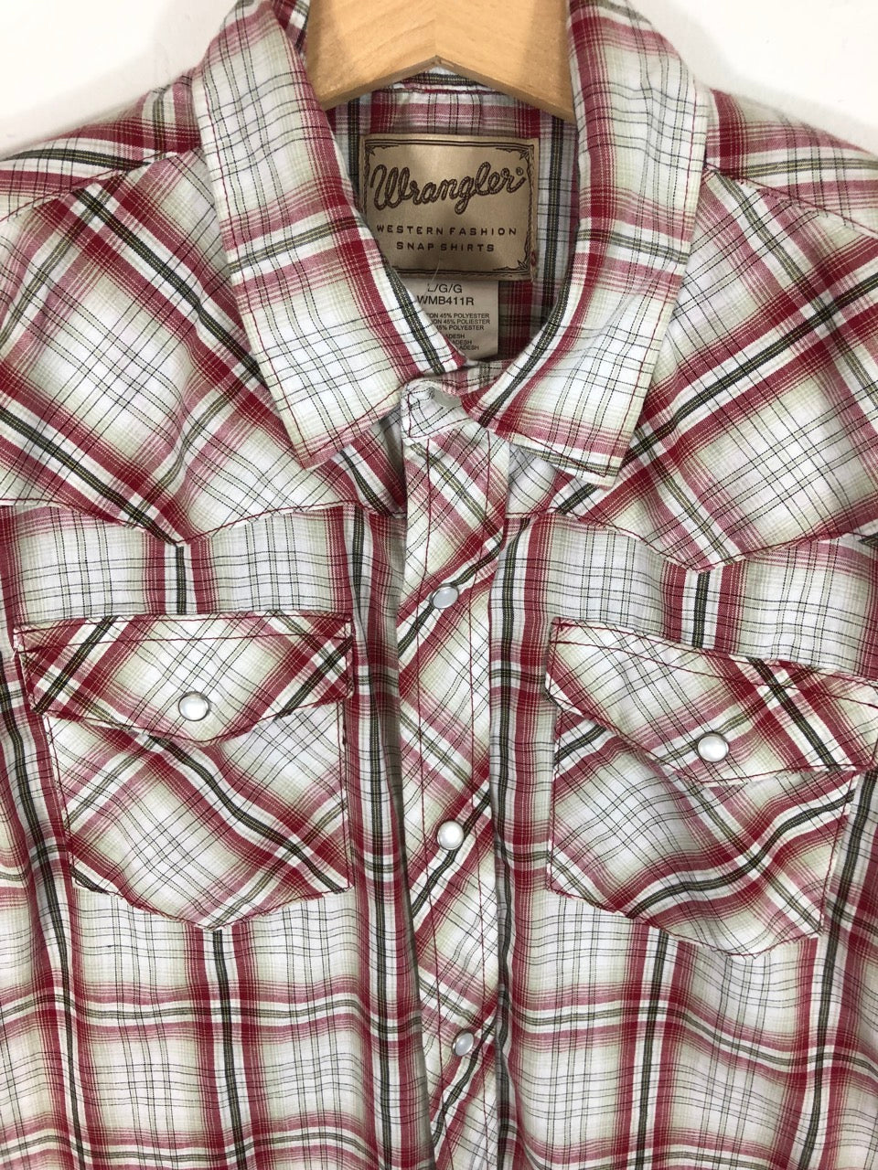 Kids' Wrangler Short-Sleeved Western Shirt