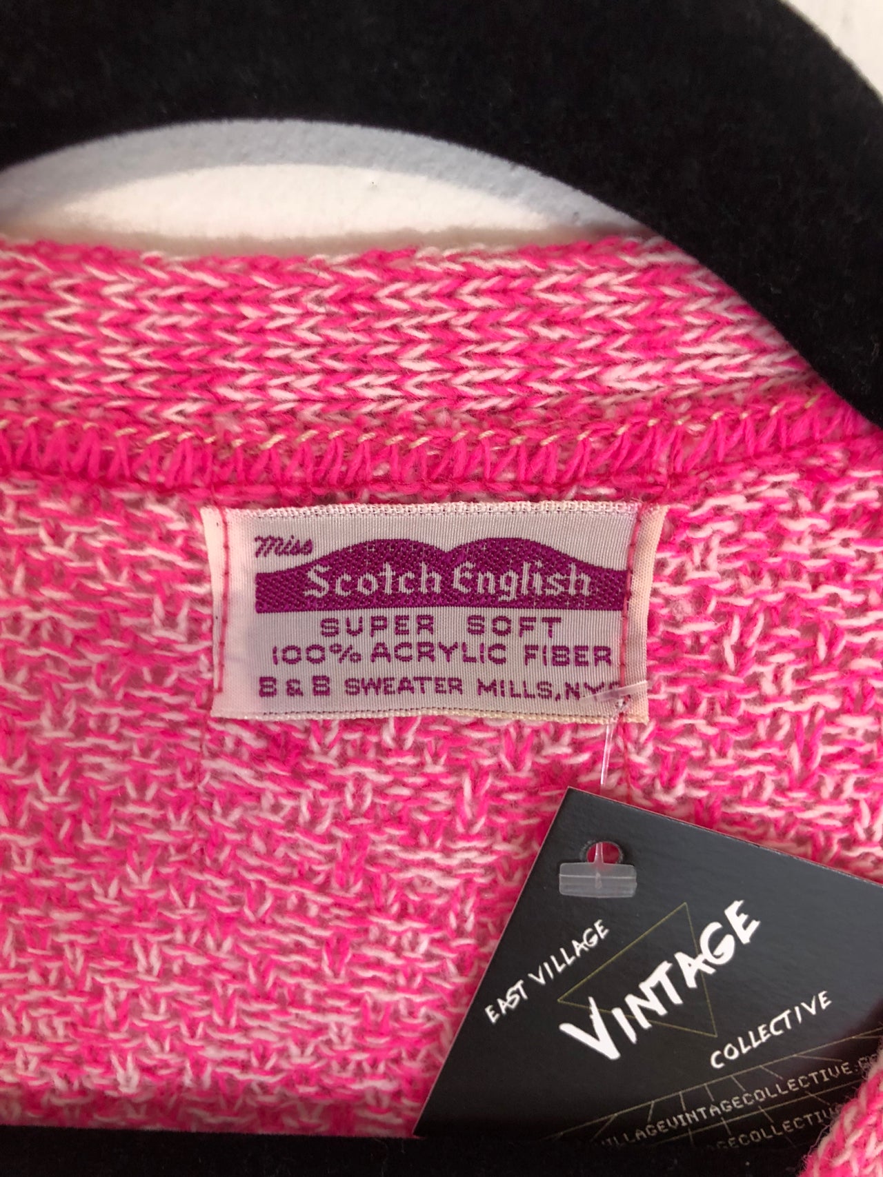 Scotch English Pink Lace Up Sweater (Deadstock)