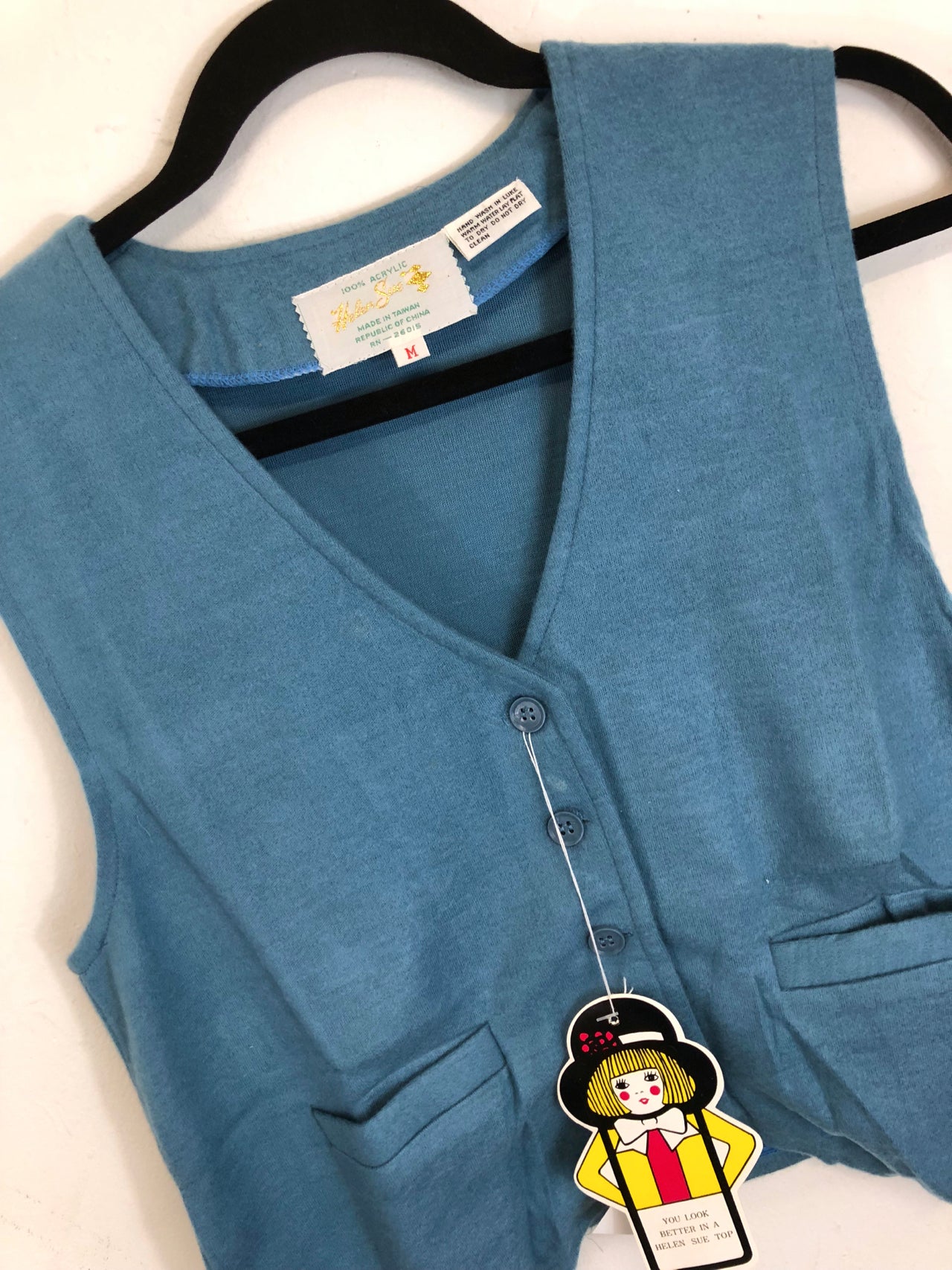 Helen Sue Vest Blue (Deadstock)