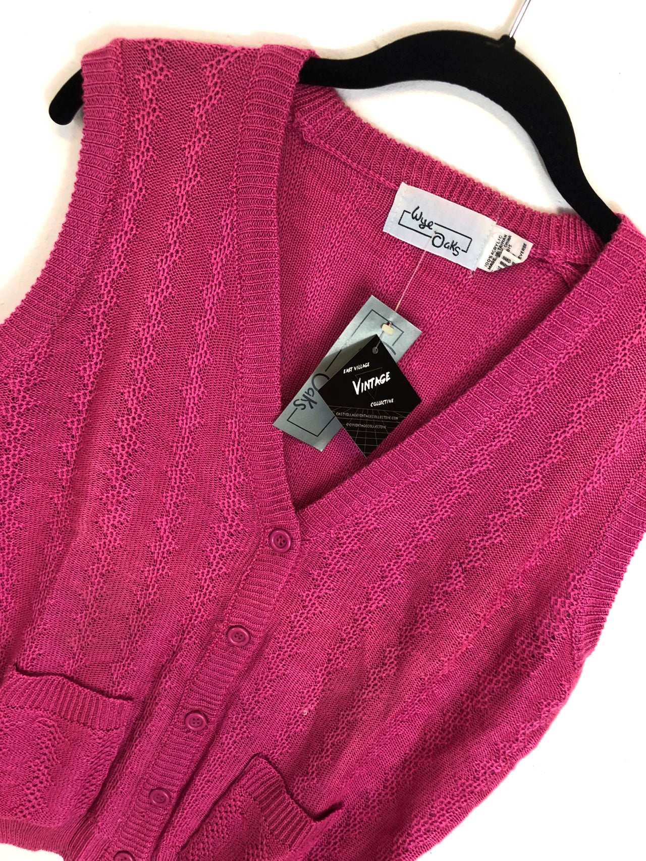Wye Oaks Pink Sweater Vest (Deadstock)
