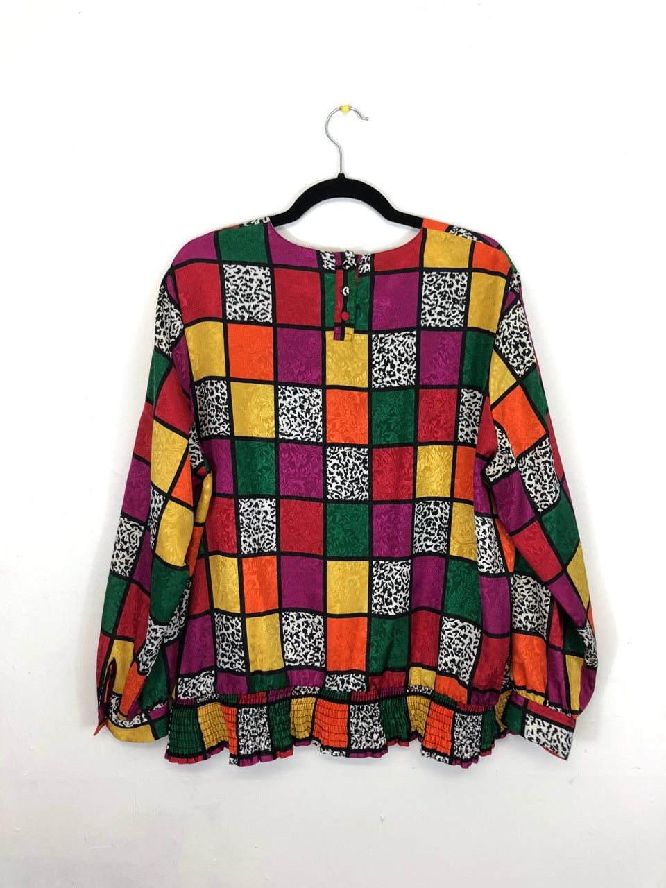 Animal Colorblock Blouse