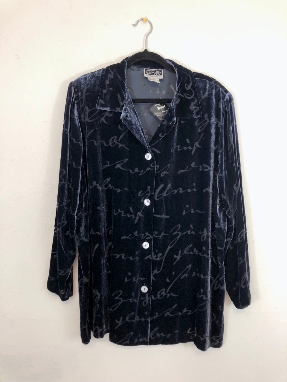 Christian Francis Roth Velvet Top
