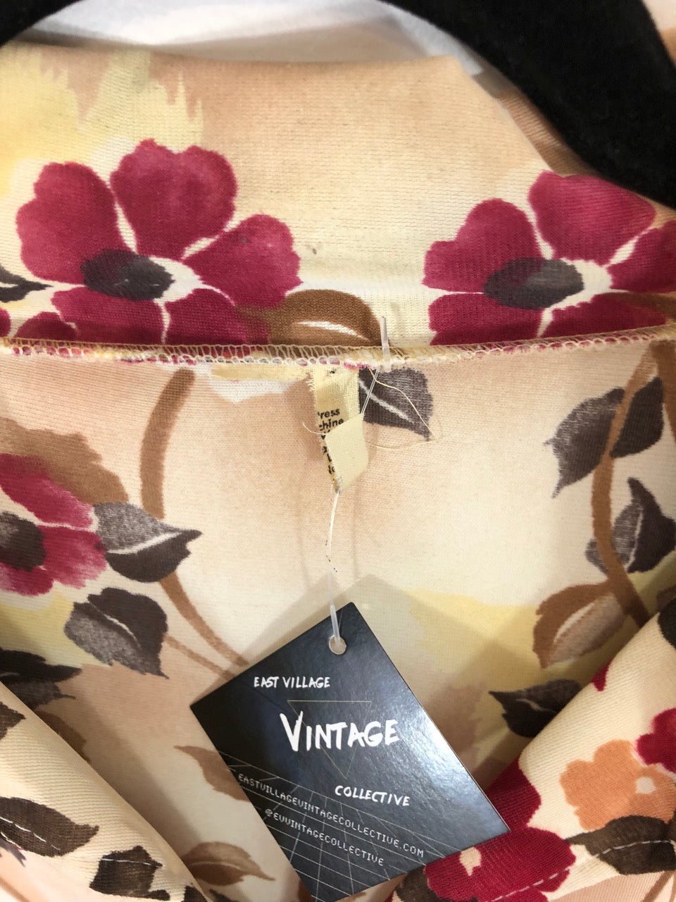 70s Floral House Blouse