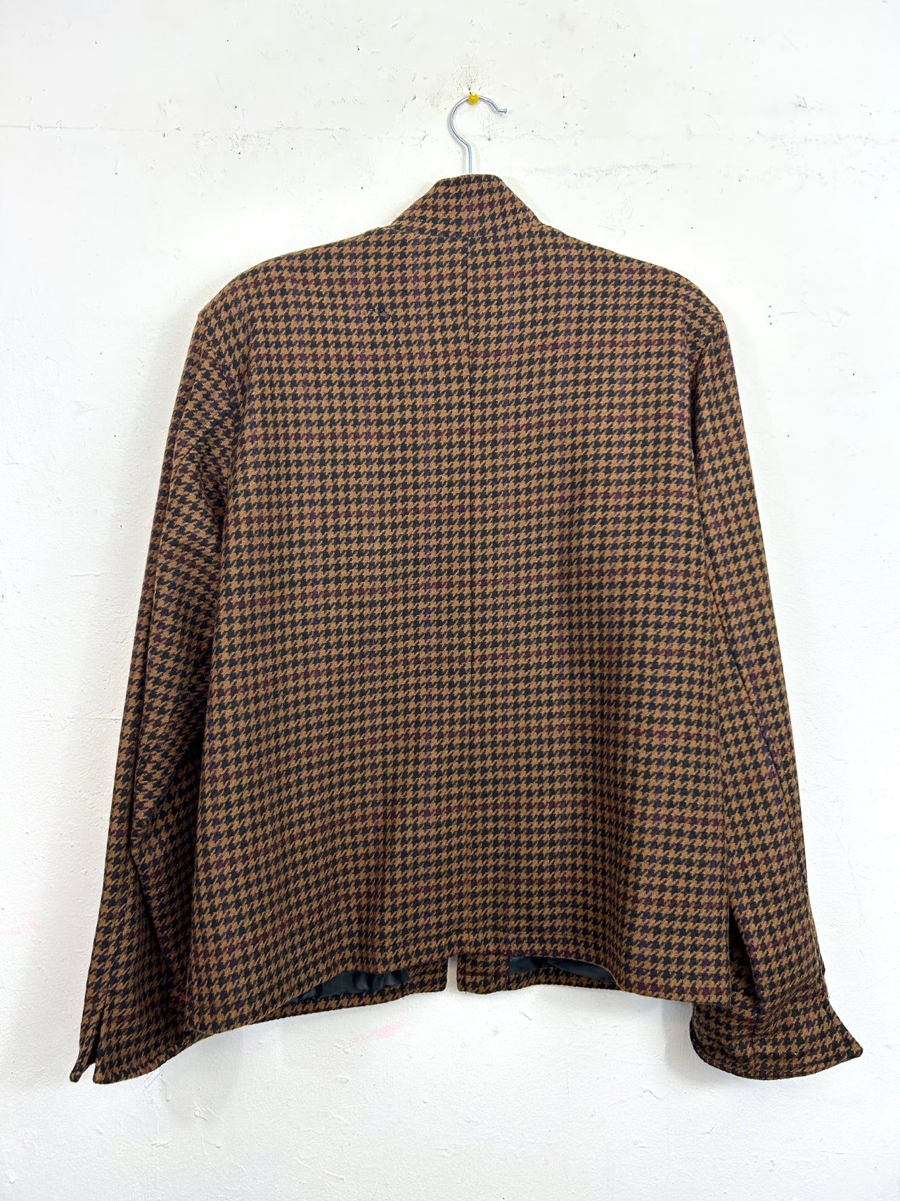 Wool Houndstooth Jacket