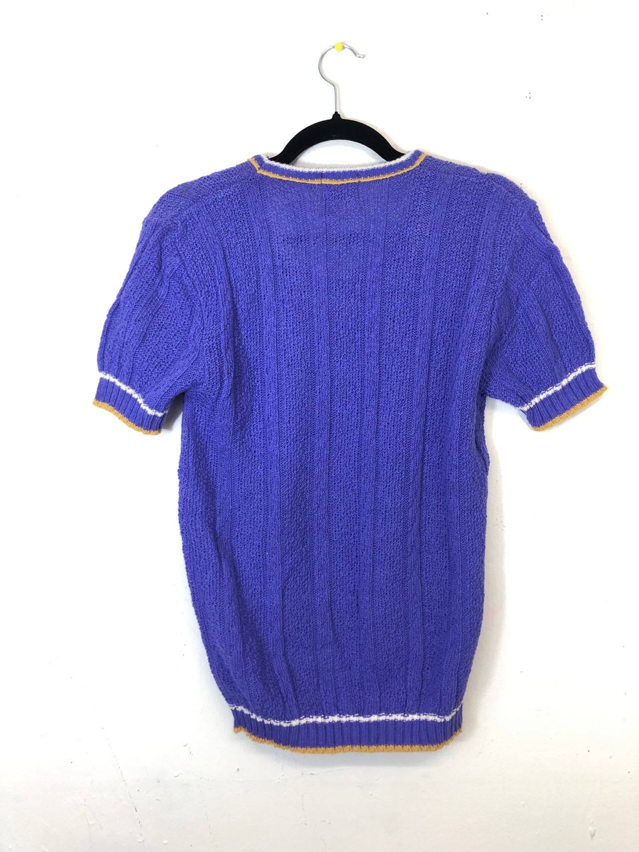 Blue Short-Sleeved Sweater (Deadstock)