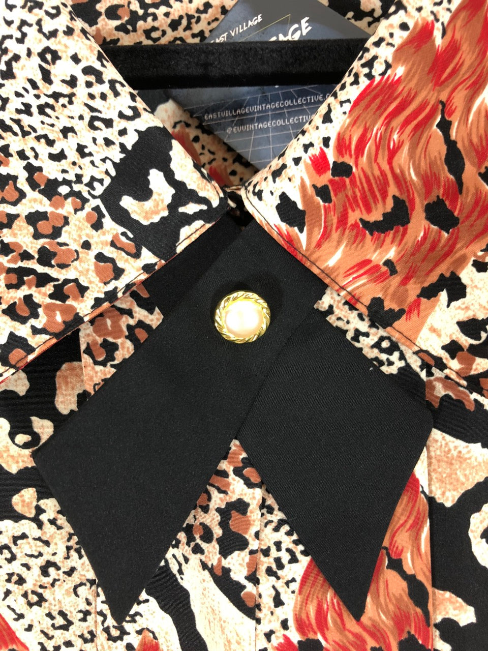Ship 'n Shore Woman Animal Print Blouse