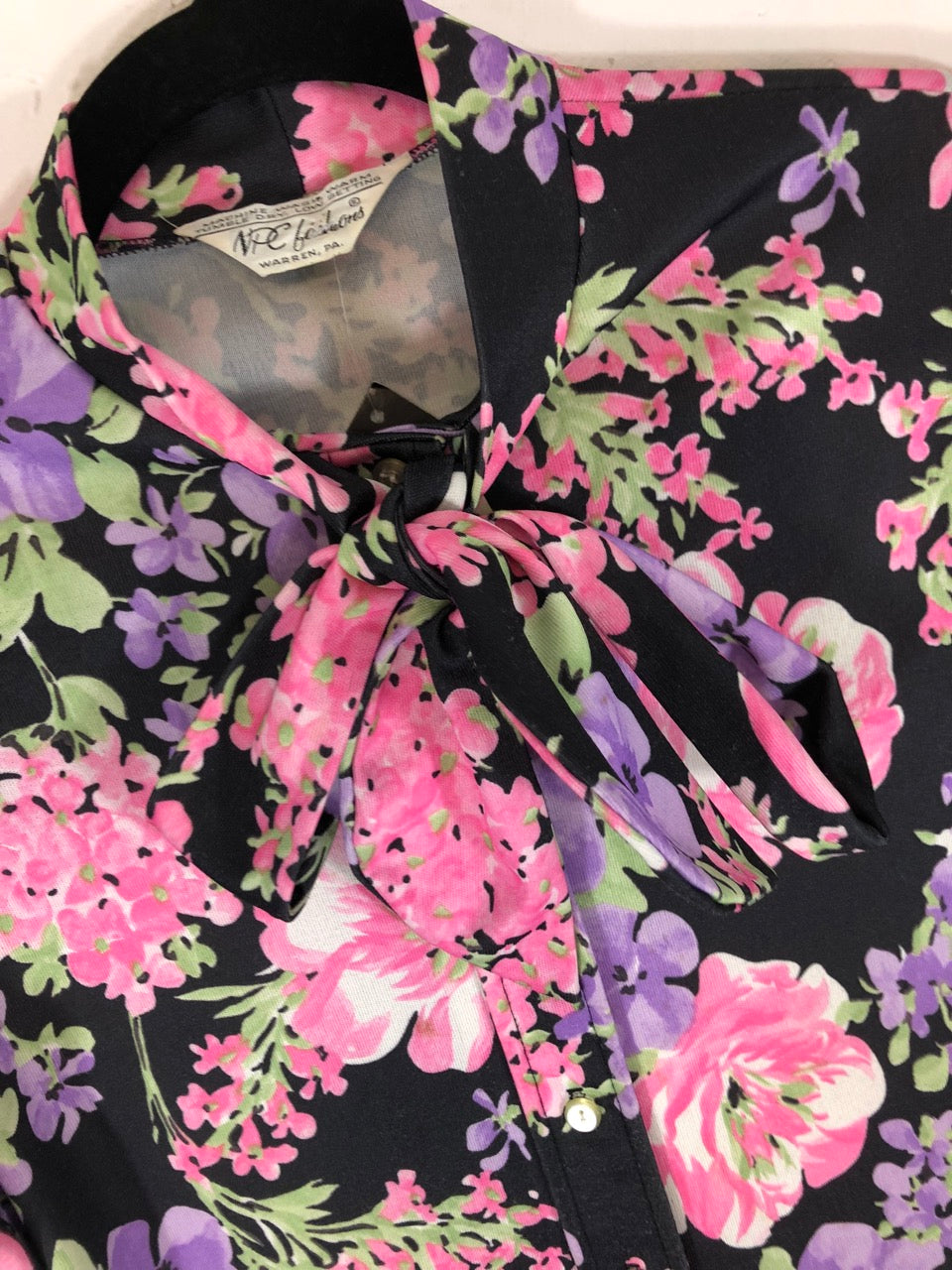 NPC Fashions 70s Tie Blouse