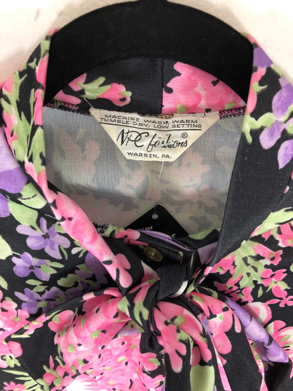NPC Fashions 70s Tie Blouse