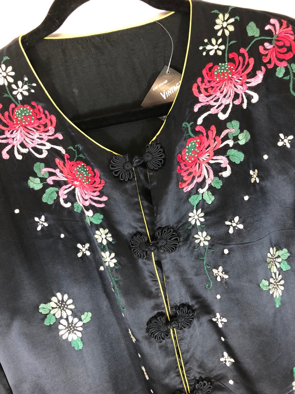 Satin Embroidered Blouse