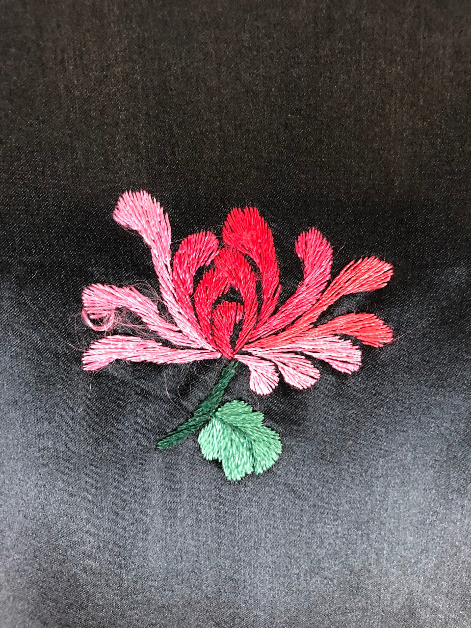 Satin Embroidered Blouse