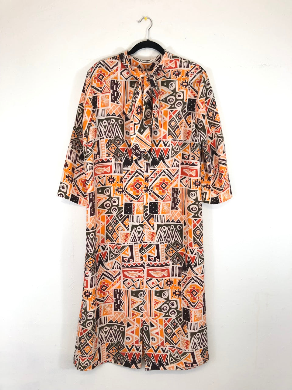 Abstract Tie Dress