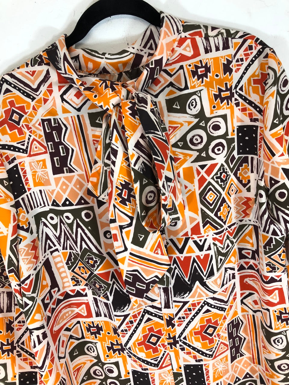 Abstract Tie Dress