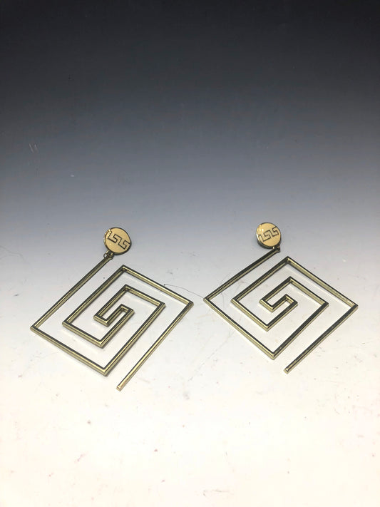Square Spiral Earrings