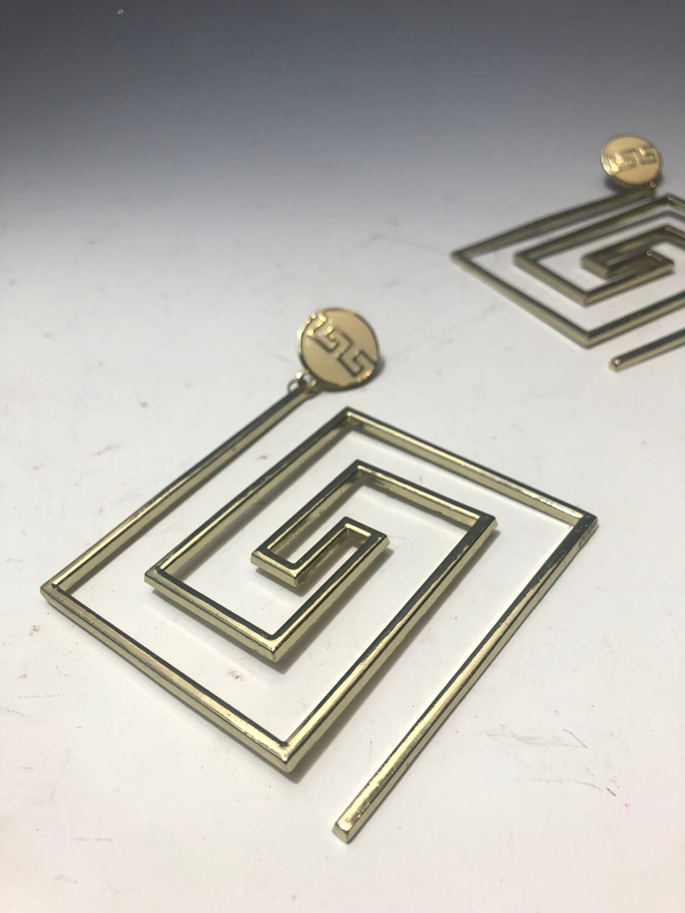 Square Spiral Earrings