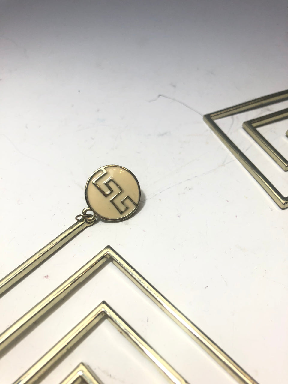 Square Spiral Earrings