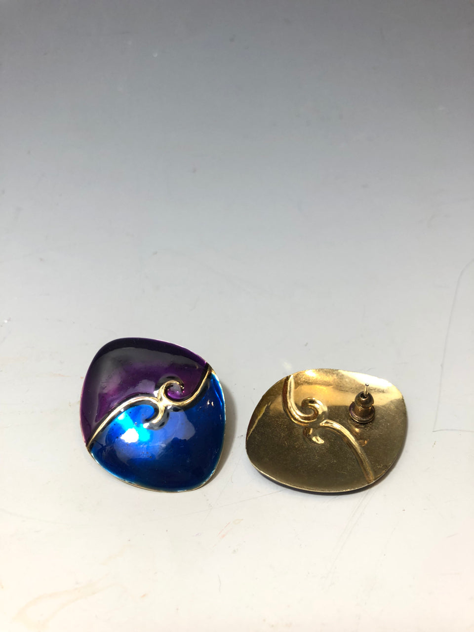 80s Squiggle Earrings