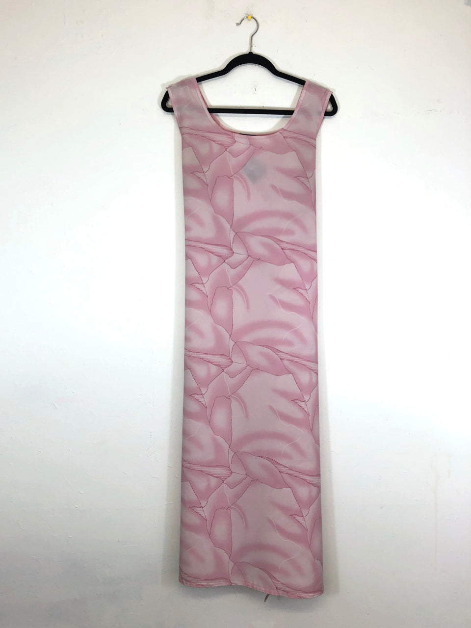 Abstract Pink Flowers Dress