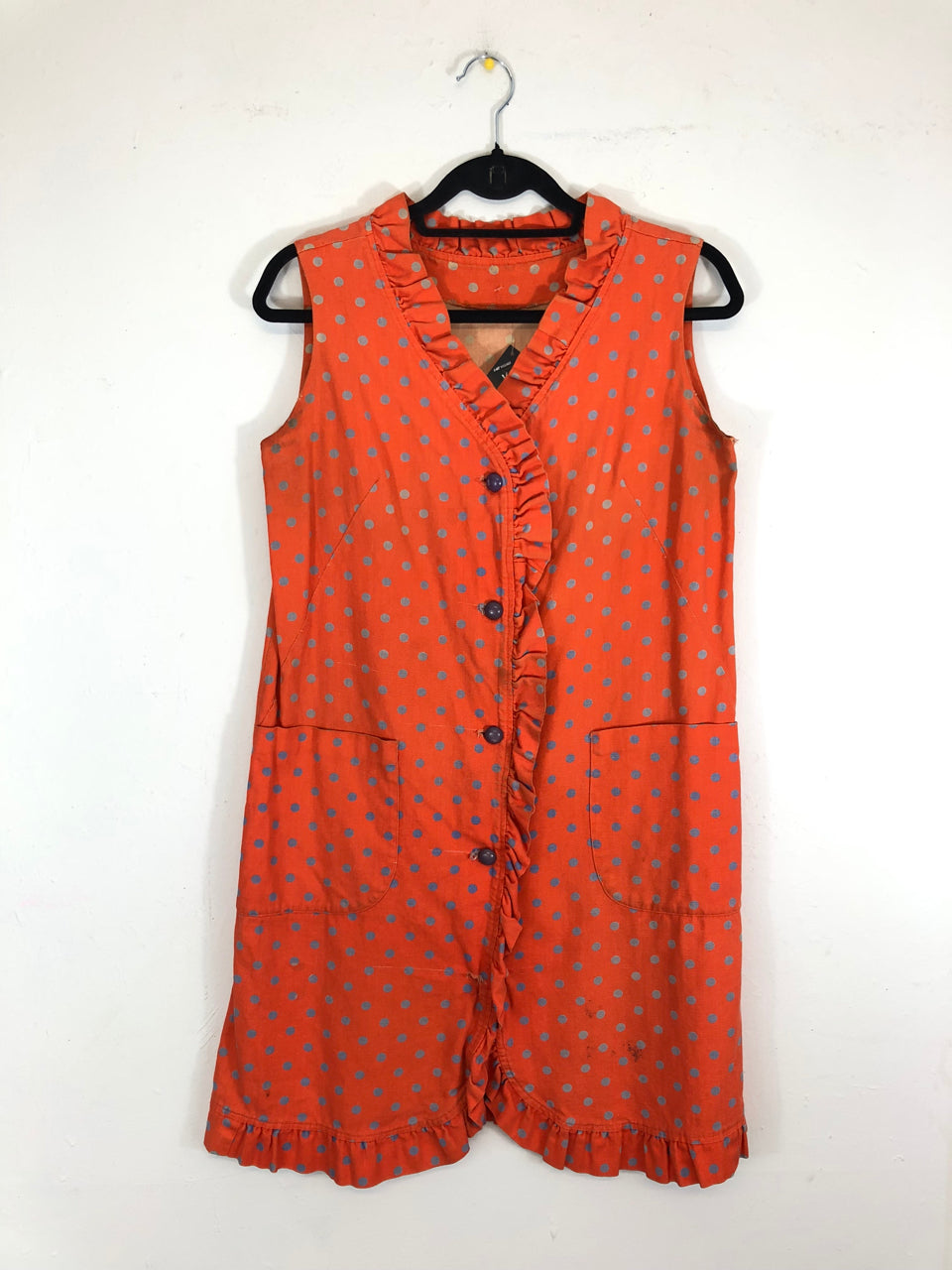 Polka Dotted Ruffle Dress