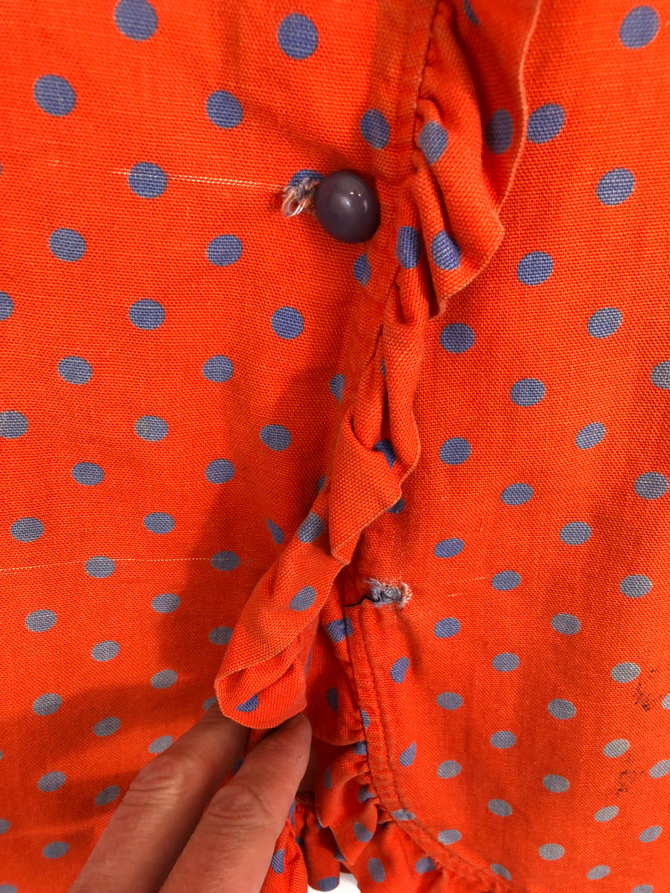 Polka Dotted Ruffle Dress