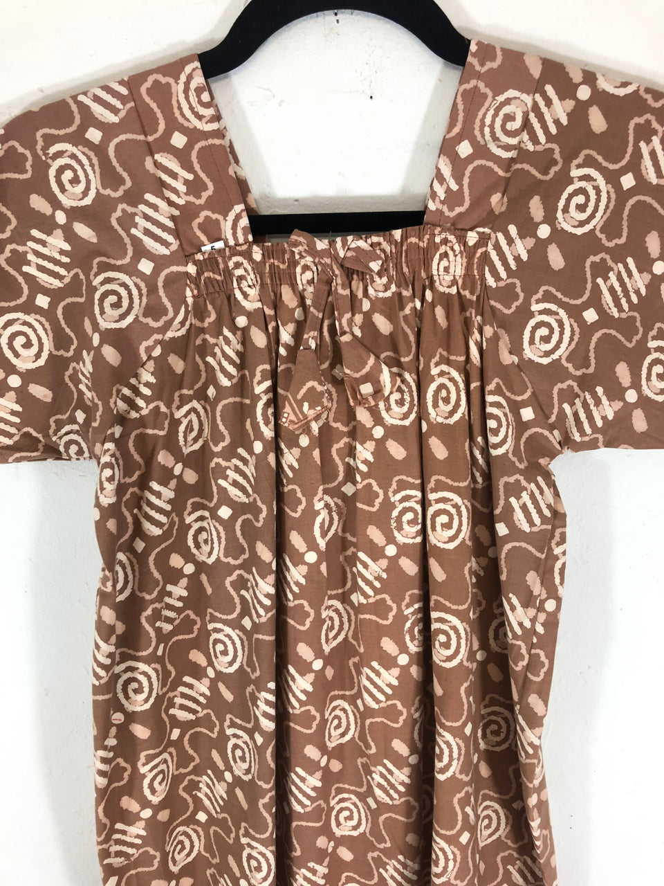 Tan Spirals Dress