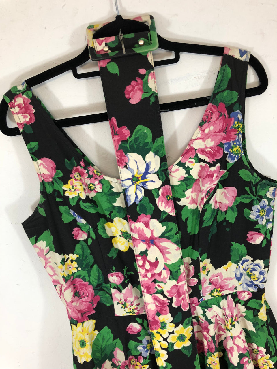 Steppin' Out Belted Crinoline Dress