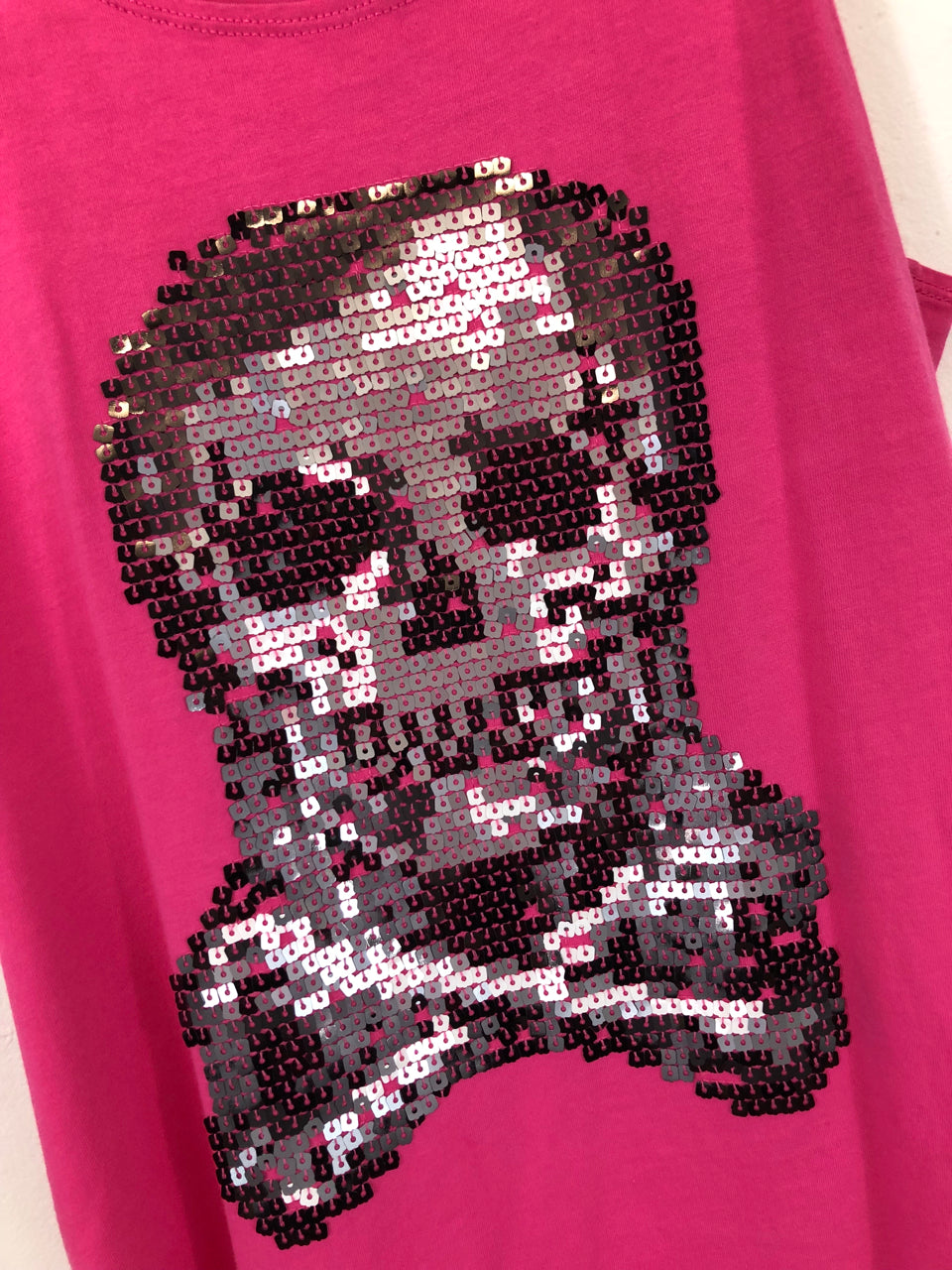 Betsey Johnson Sequined Skull Tank