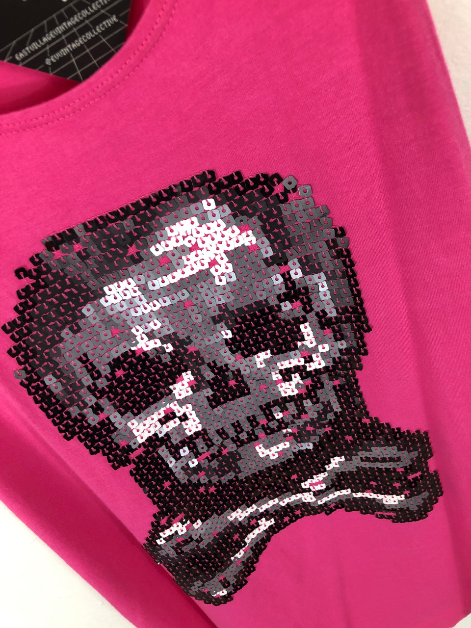 Betsey Johnson Sequined Skull Tank