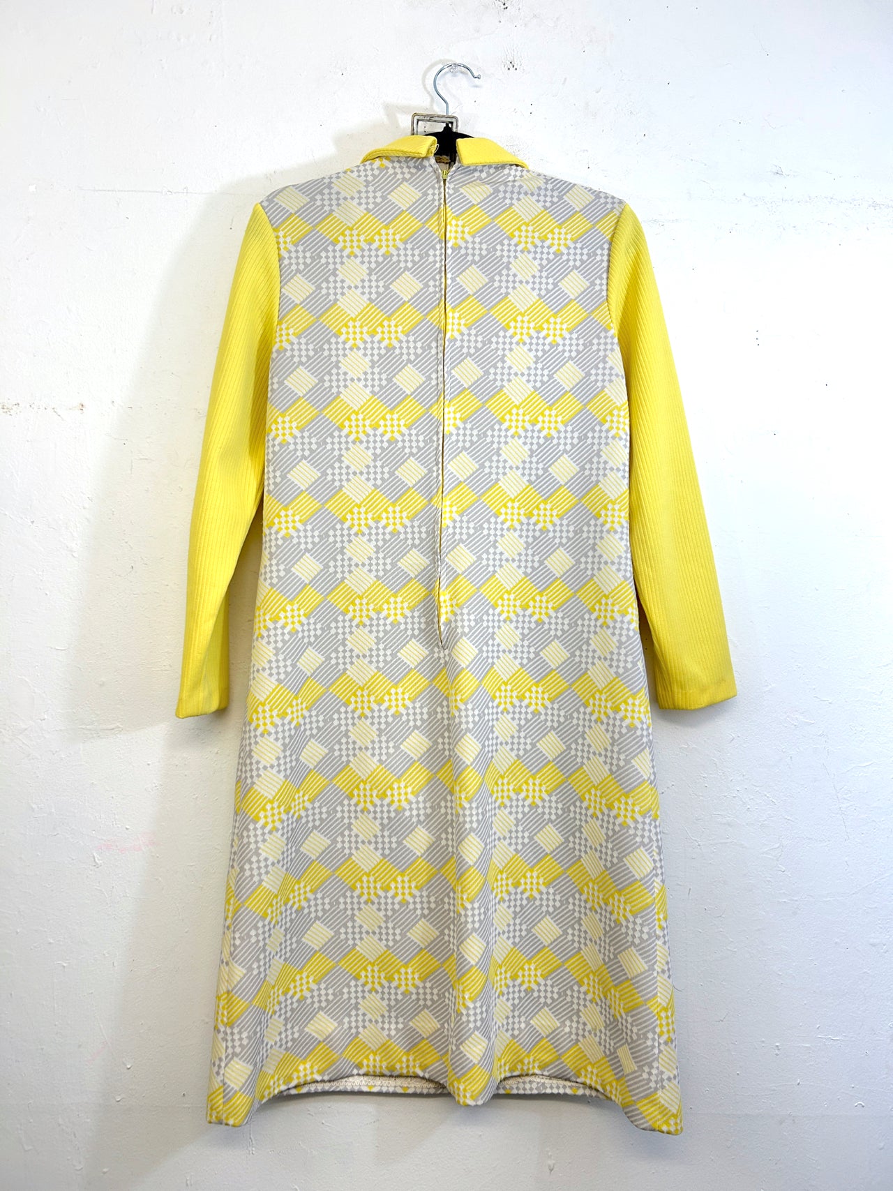 R&K Knits Yellow Belted Dress